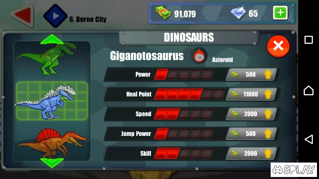 Скриншот Jurassic Dinosaur: City rampage