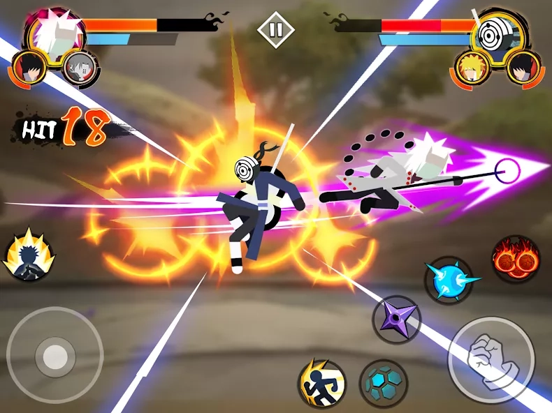 Скриншот Stickman Ninja – 3v3 Battle Arena
