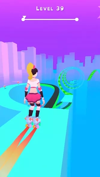 Скриншот Sky Roller: Rainbow Skating