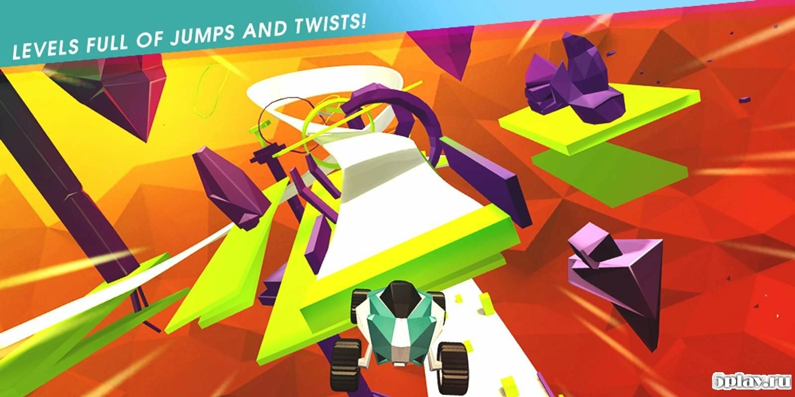 Скриншот Stunt Rush - 3D Buggy Racing