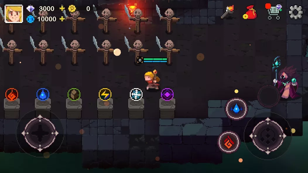 Скриншот Elemental Dungeon: Roguelike