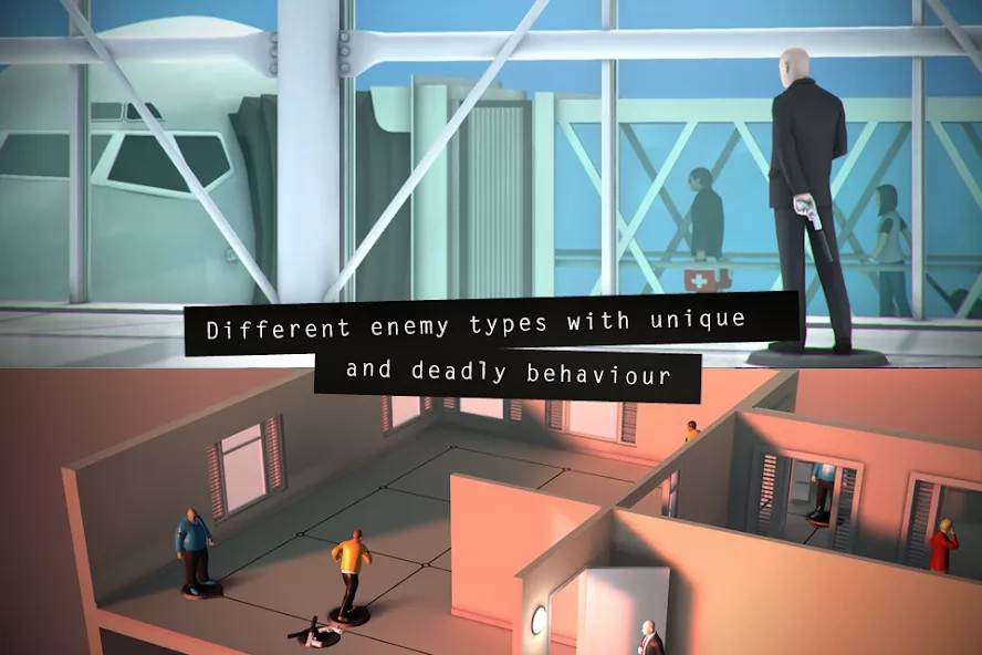 Скриншот Hitman GO
