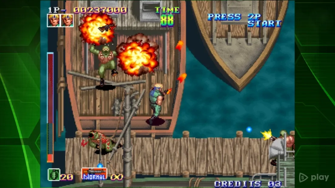 Скриншот SHOCK TROOPERS ACA NEOGEO