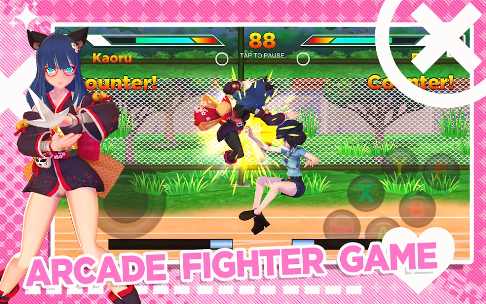 Скриншот High School Girl Anime Fighter