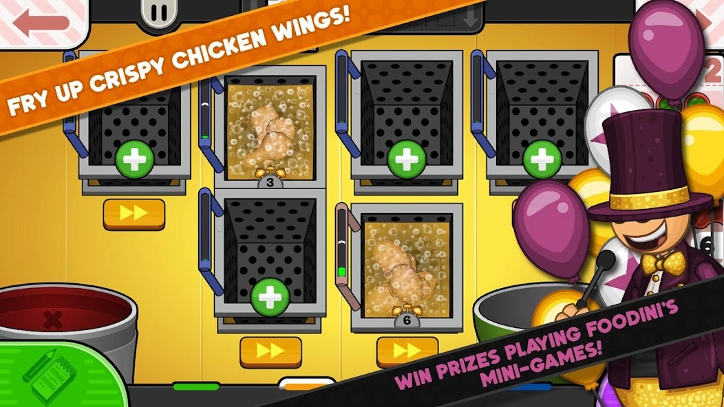 Скриншот Papa’s Wingeria To Go!