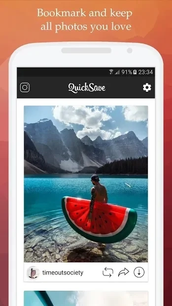 Скриншот QuickSave ­- Скачать Instagram