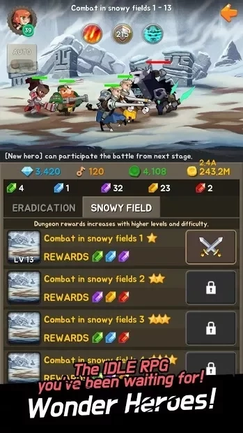 Скриншот Wonder Heroes : Endless War