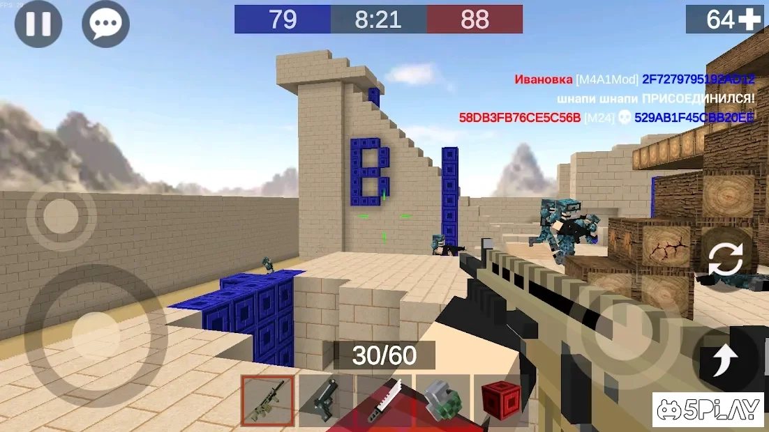Скриншот Pixel Combats 2 - пиксель шутер онлайн!