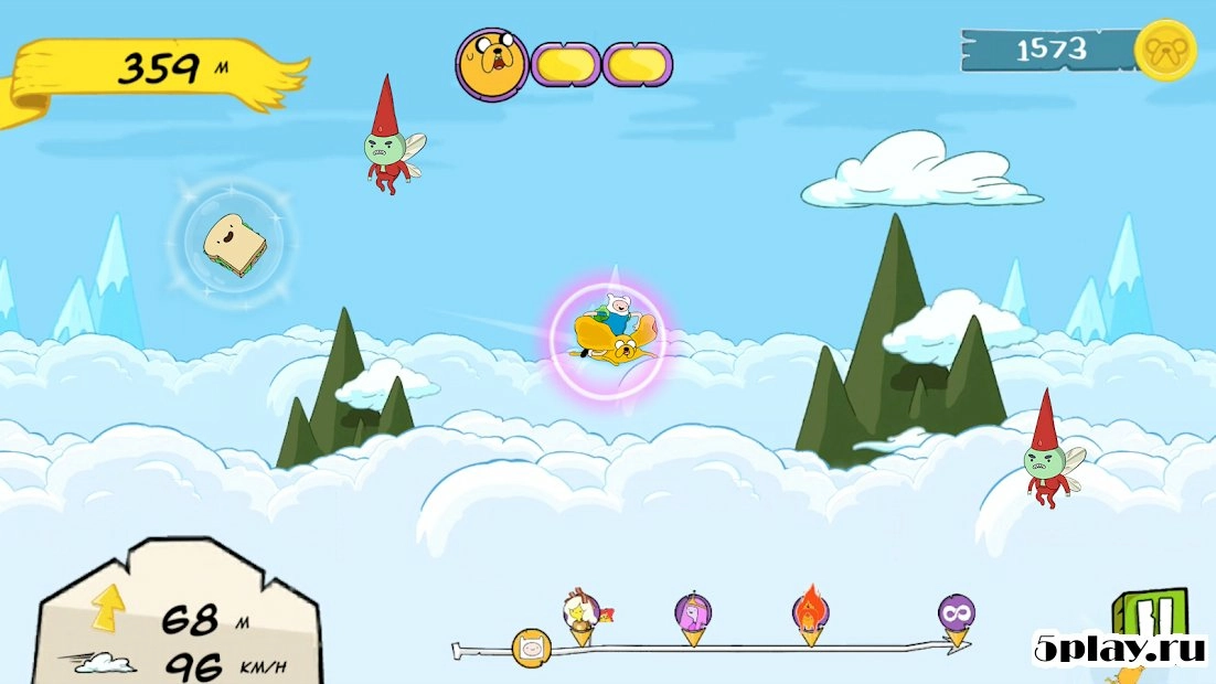 Скриншот Adventure Time: Crazy Flight