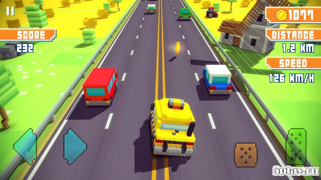 Скриншот Blocky Highway: Traffic Racing