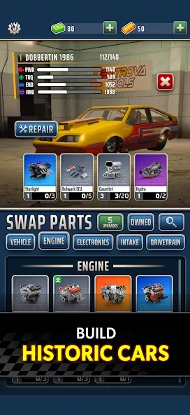 Скриншот NHRA Legends of Drag Racing