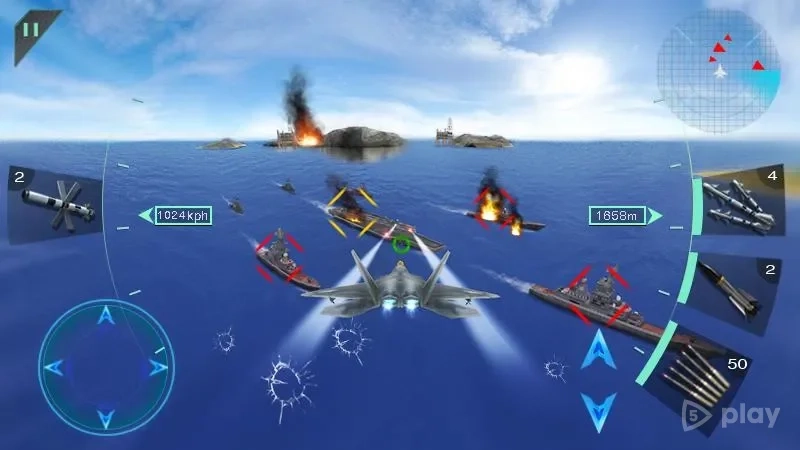 Скриншот Воздушные битвы 3D