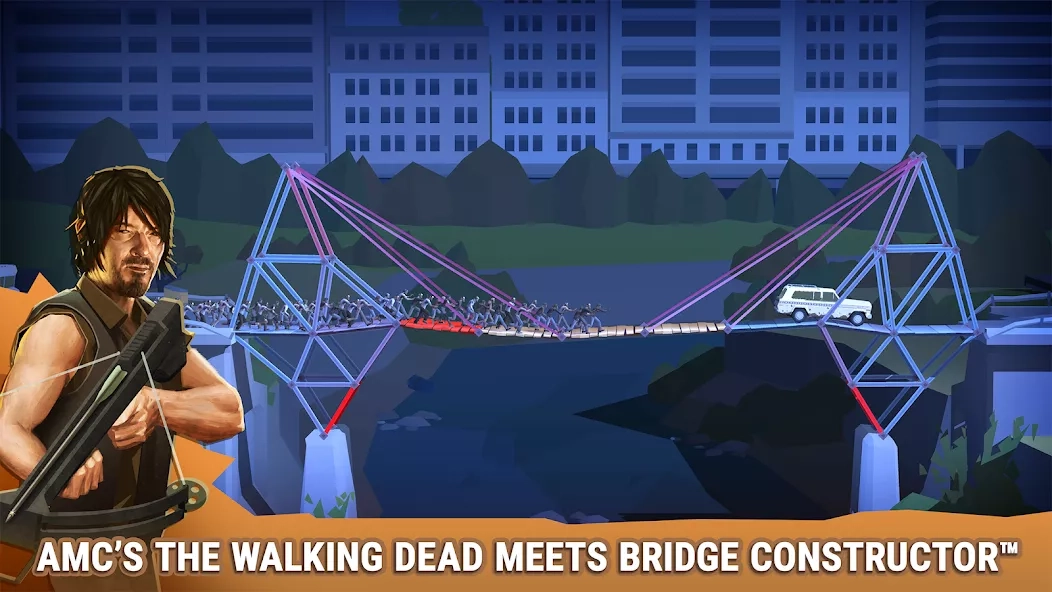 Скриншот Bridge Constructor: The Walking Dead