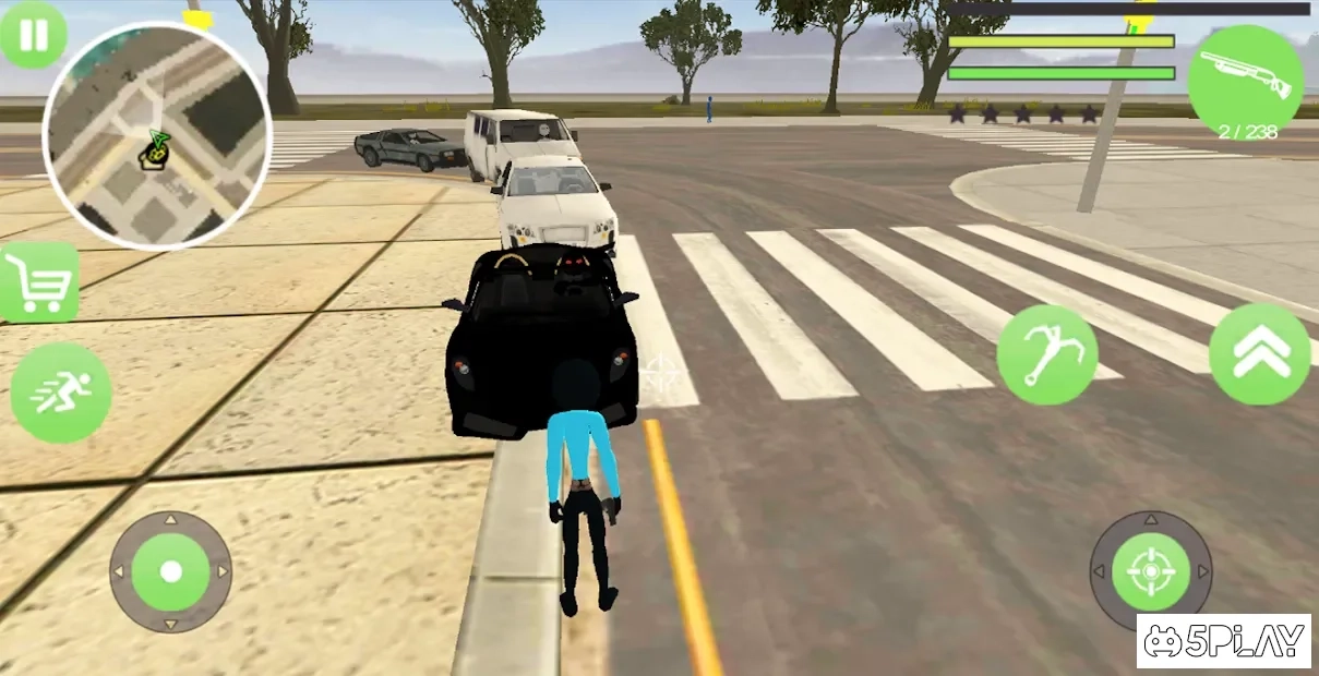 Скриншот Police Stickman Rope Hero Gangstar Crime Mafia