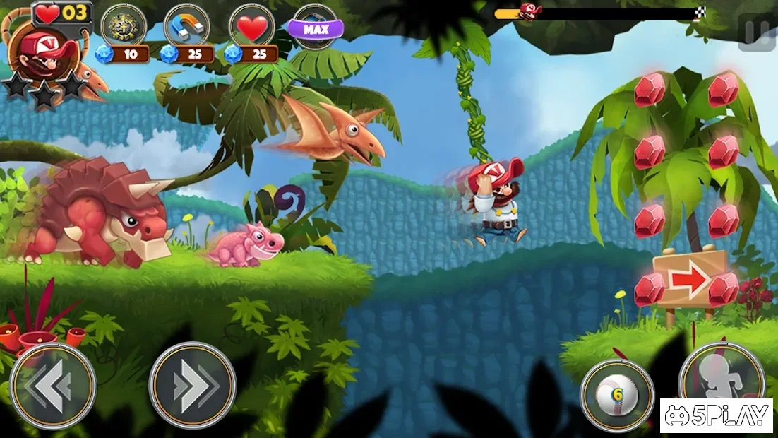 Скриншот Super Jungle Jump