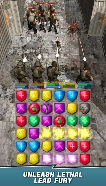 Скриншот VDV MATCH 3 RPG: ZOMBIES!
