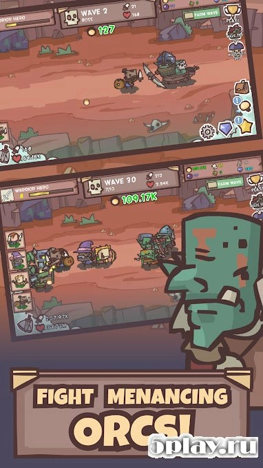 Скриншот Idle Hero Defense - Fantasy Defense