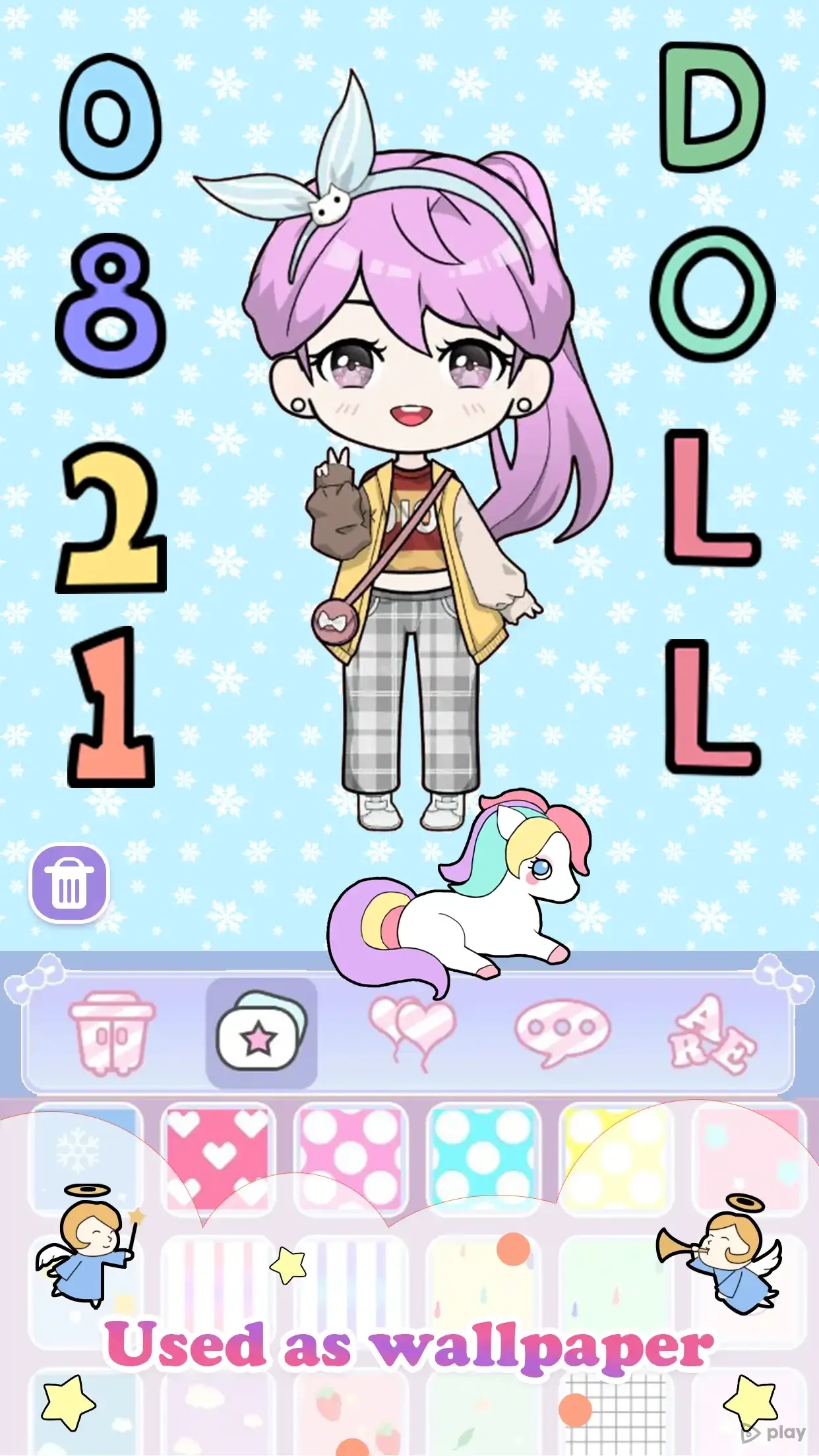 Скриншот Vlinder Doll: Dress up games