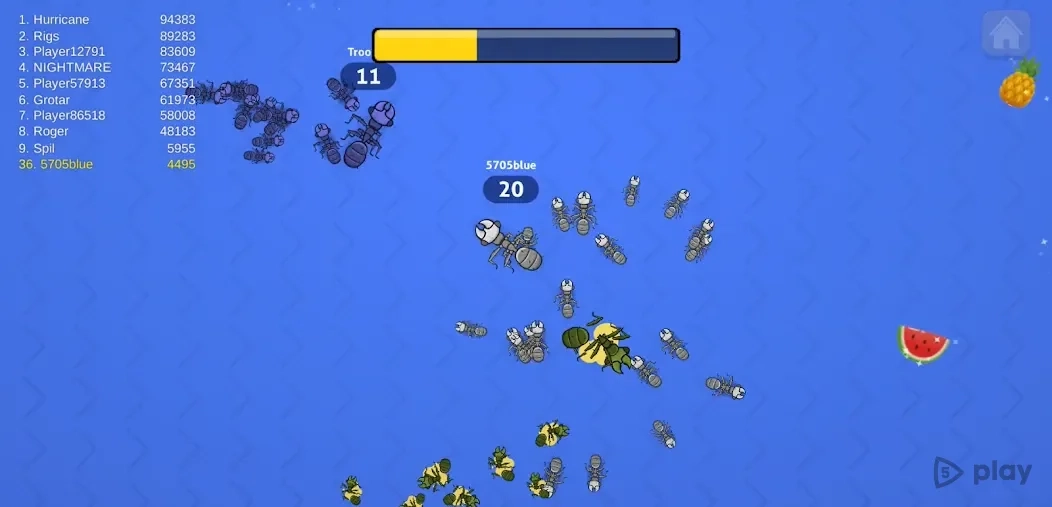 Скриншот Ants .io - Сетевая Игра