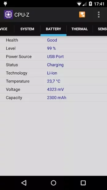 Скриншот CPU-Z