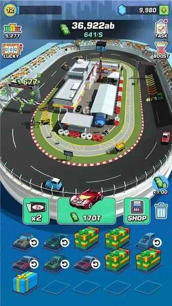 Скриншот Idle Car Racing