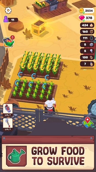 Скриншот Wasteland Life: Survival Idle