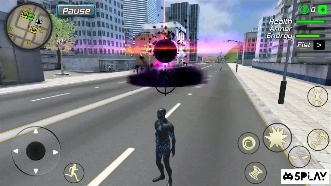 Скриншот Black Hole Hero : Vice Vegas Rope Mafia