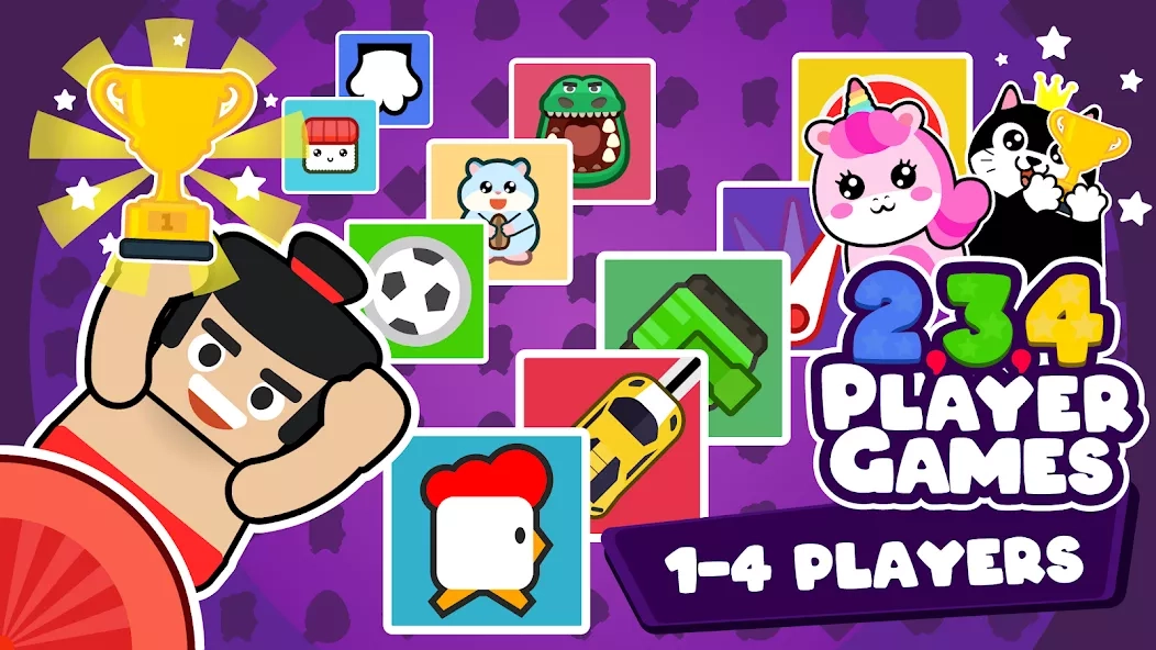 Скриншот 2 3 4 Player Mini Games
