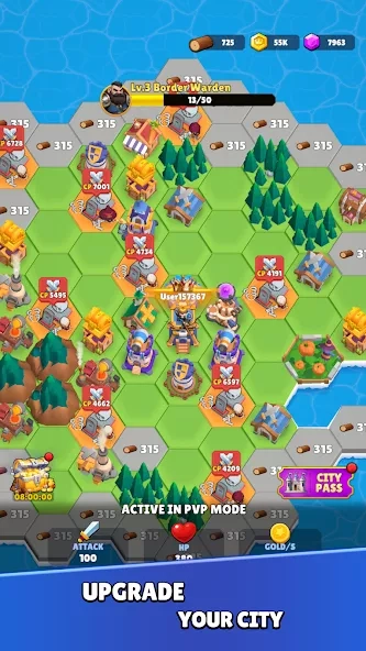Скриншот Hex Warriors