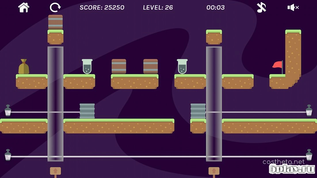 Скриншот AntiGavity Puzzle Game (a game of logic)