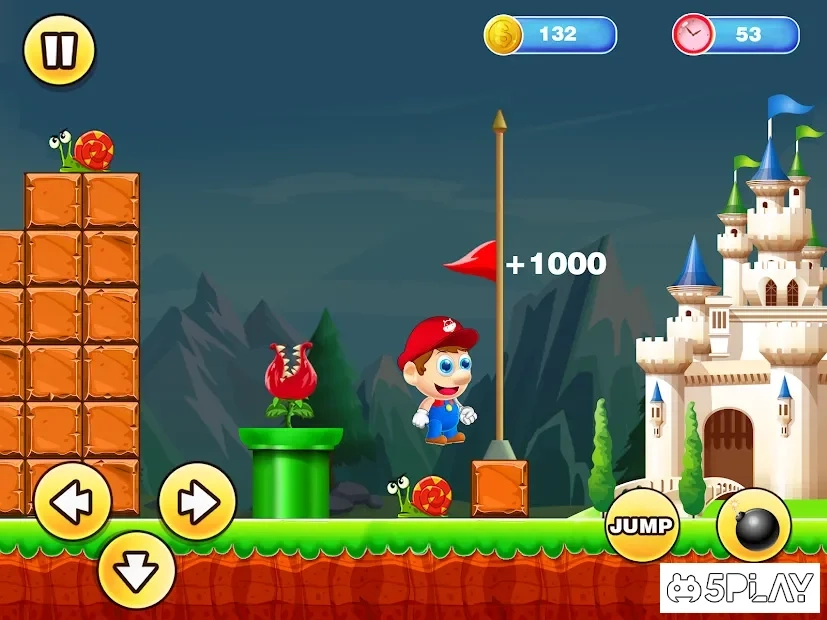 Скриншот Super Adventure Mari Run - Free endless game