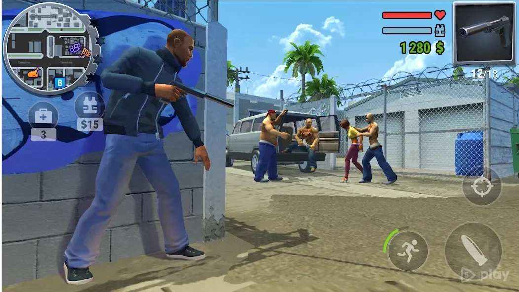 Скриншот Gangs Town Story. Экшн шутер с открытым миром