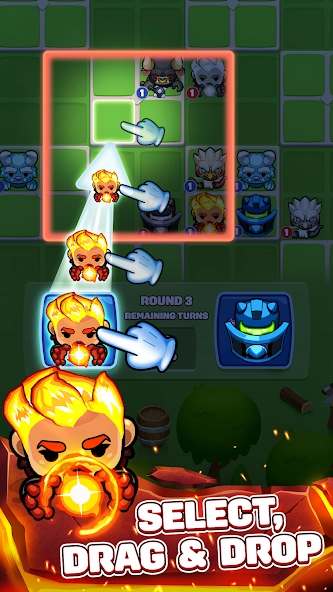 Скриншот Hero Tactics: 2 Player Game