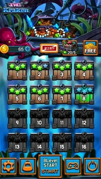 Скриншот Jewel Kraken: Match3 puzzle