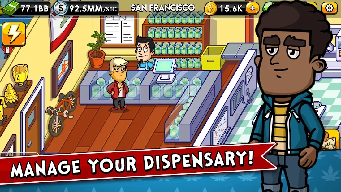 Скриншот Weed Inc: Idle Tycoon