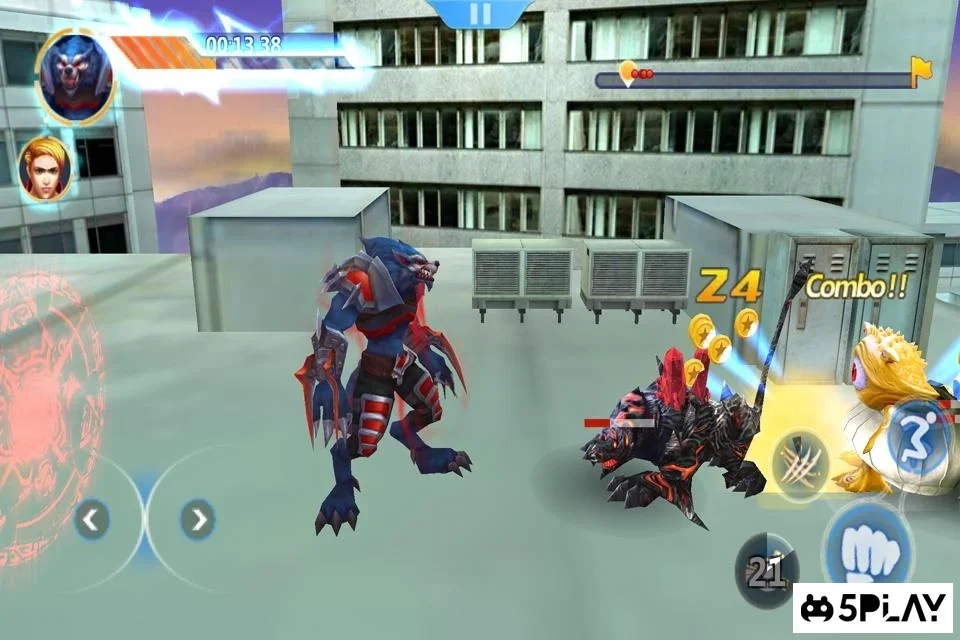 Скриншот Wolfman Street Fighter