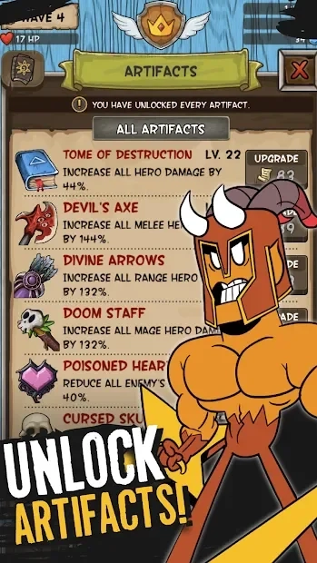 Скриншот Idle Hero TD - Fantasy Tower Defense