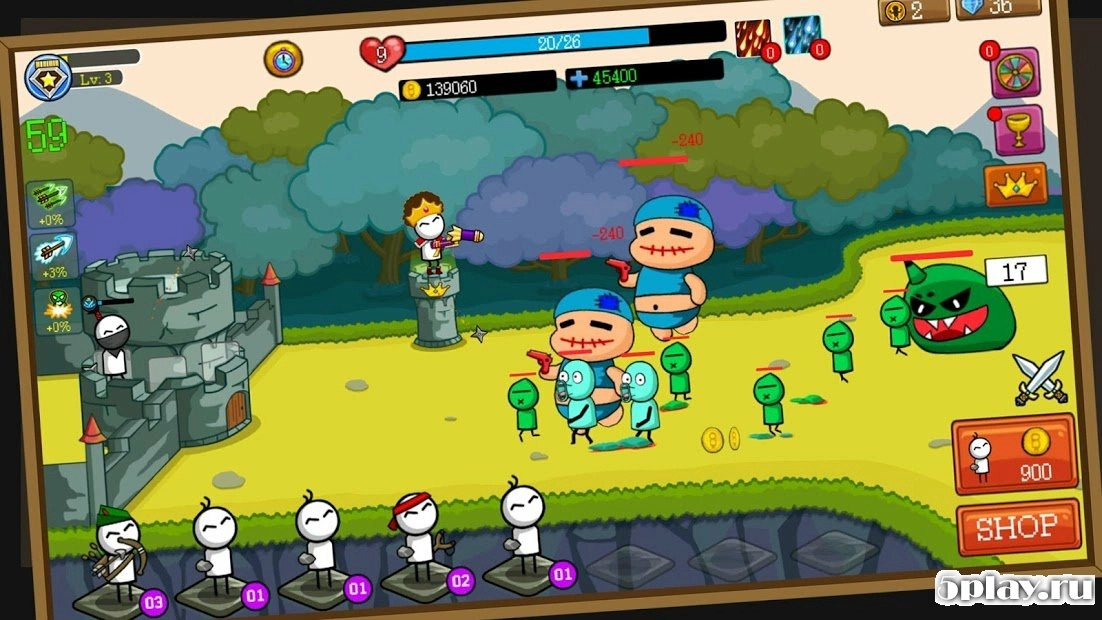 Скриншот Merge Archer : Tower Defense