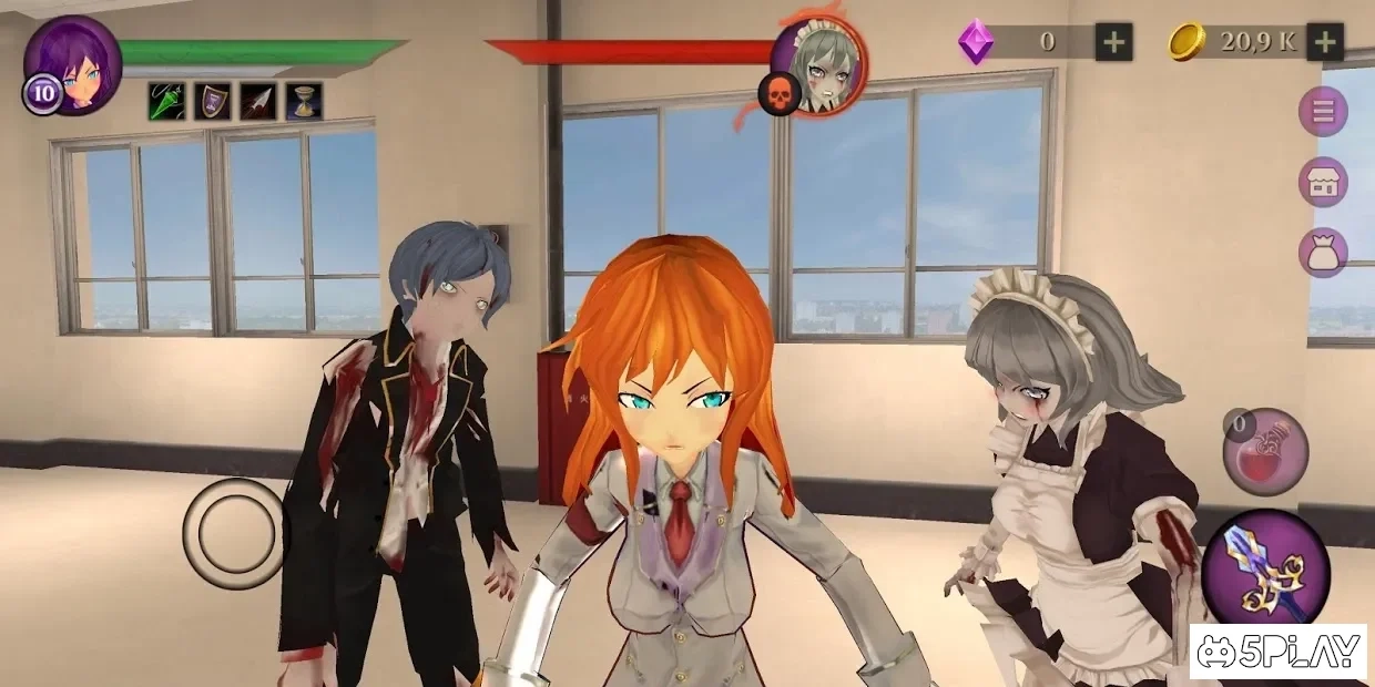 Скриншот Anime High School Zombie Simulator