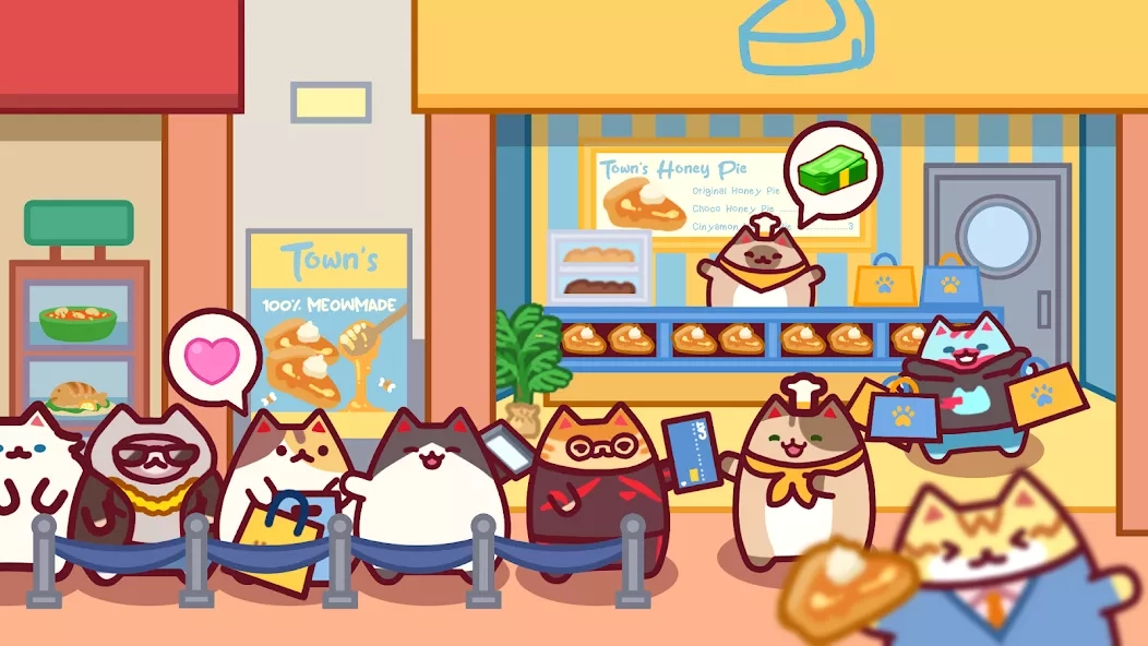 Скриншот Cat Mall: Idle Shopping Tycoon
