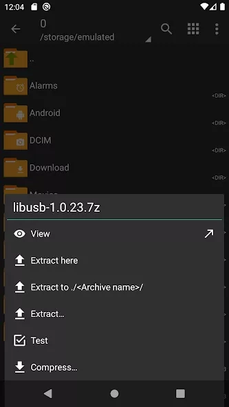 Скриншот ZArchiver Donate