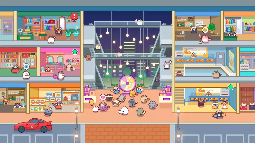 Скриншот Cat Mall: Idle Shopping Tycoon