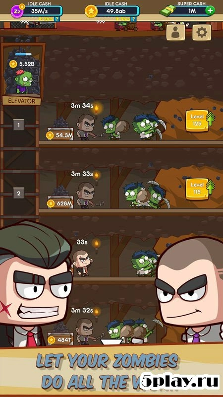 Скриншот Idle Miner - Zombie Factory .Inc