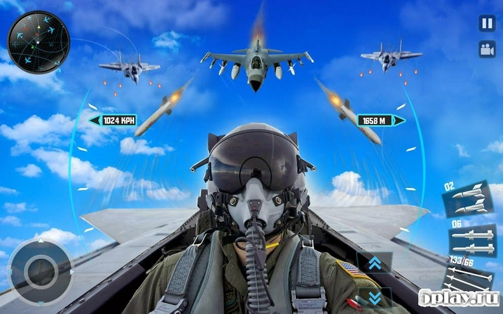 Скриншот Jet Fighter Plane 3D - Air Sky Fighter Sim 2017