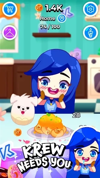 Скриншот KREW EATS