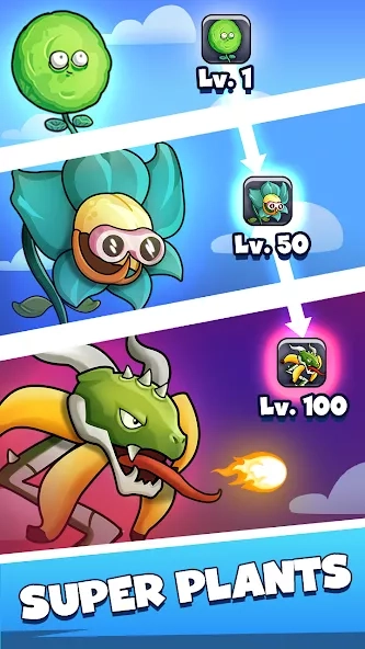 Скриншот Merge Plants: Zombie Defense