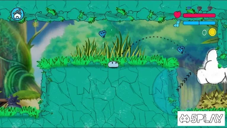 Скриншот Jumping Slime 2D Platform Game
