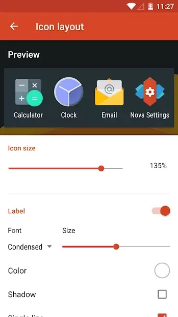 Скриншот Nova Launcher Prime