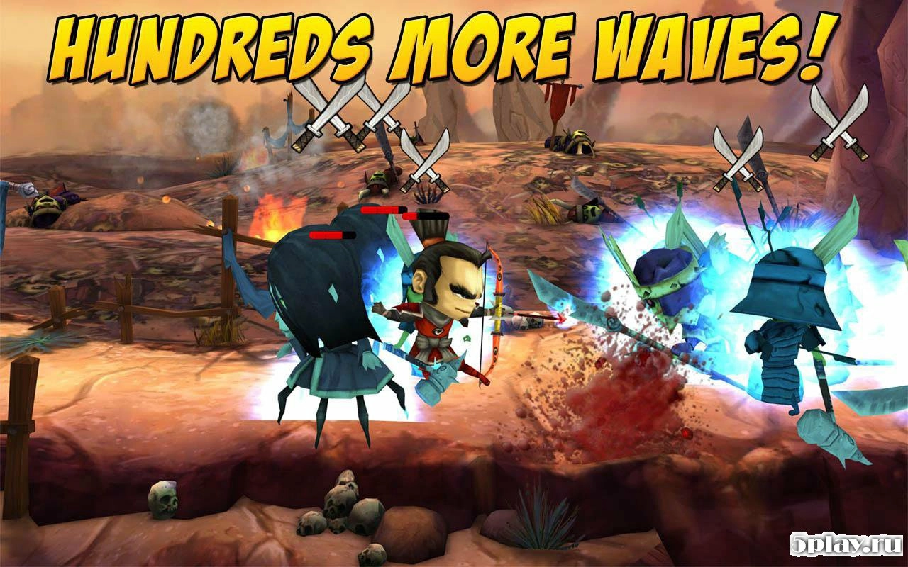 Скриншот SAMURAI vs ZOMBIES DEFENSE 2