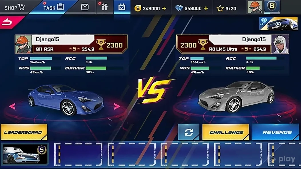 Скриншот Street Racing HD